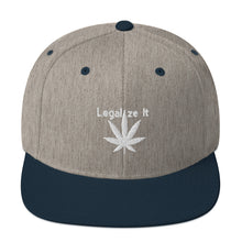 Load image into Gallery viewer, Legalize It Snapback Caps (Assorted Designs)