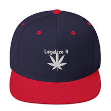 Load image into Gallery viewer, Legalize It Snapback Caps (Assorted Designs)