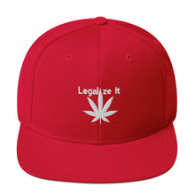 Load image into Gallery viewer, Legalize It Snapback Caps (Assorted Designs)