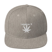 Load image into Gallery viewer, Legalize It Snapback Caps (Assorted Designs)