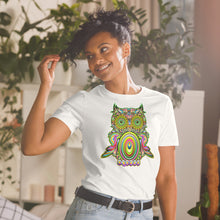 Load image into Gallery viewer, Psychedelic Owl Short-Sleeve Unisex Tee