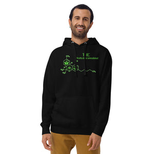 THC Molecule Unisex Hoodie