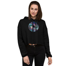 Load image into Gallery viewer, Galaxy Eye of the Leaf Crop Hoodie