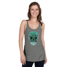 Load image into Gallery viewer, Women&#39;s Shroom Skull Racerback Tank