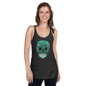 Women's Shroom Skull Racerback Tank